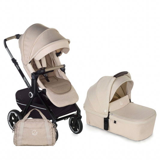 Jane Crosslight-3 + Sweet Carrycot 2in1 Pram - Sand