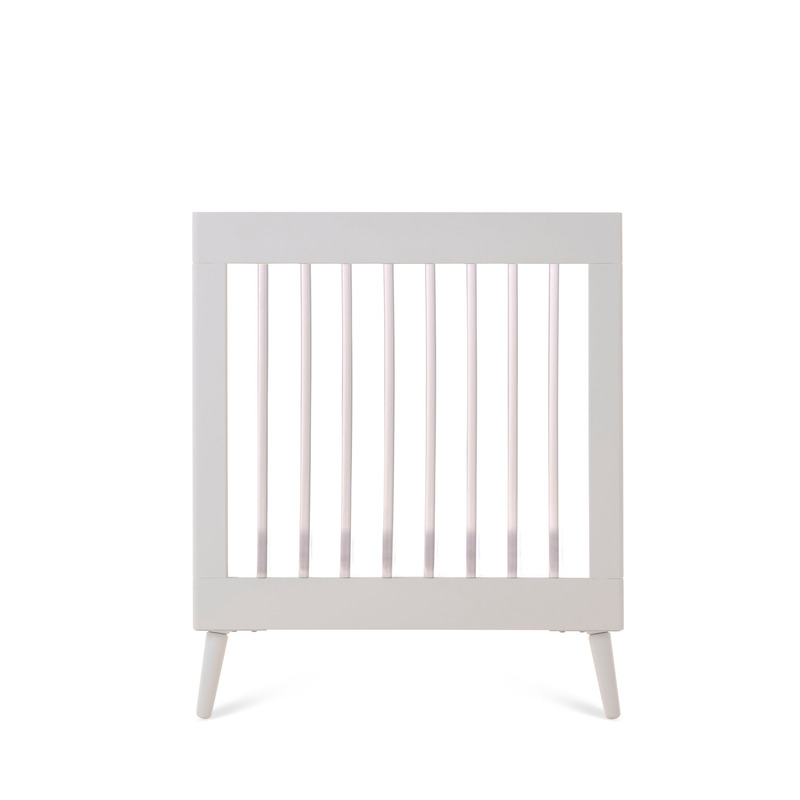 Maya Cot Bed - White with Acrylic