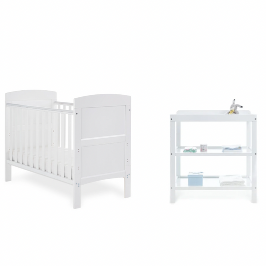 Grace Mini 2 Piece Room Set - White