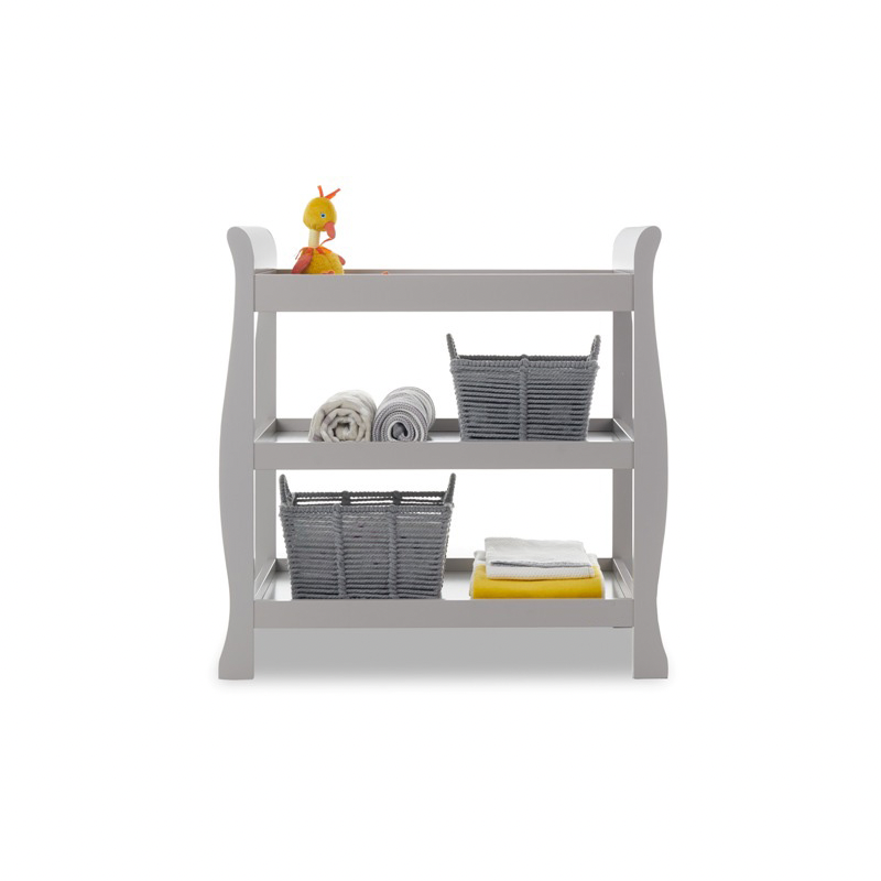 Stamford Space Saver Sleigh 2 Piece Room Set - Warm Grey