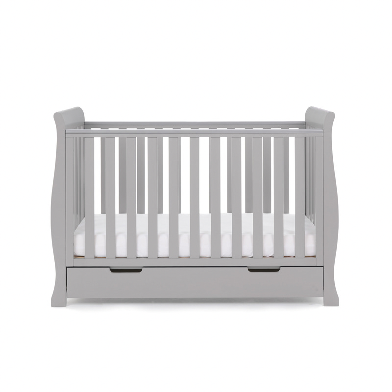 Stamford Mini Sleigh 3 Piece Room Set - Warm Grey