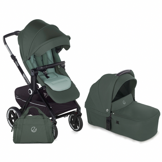 Jane Crosslight-3 + Sweet Carrycot 2in1 Pram - Green