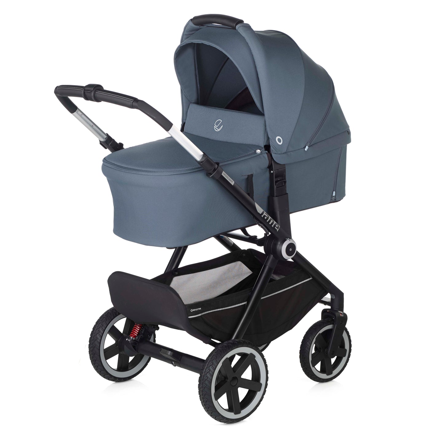 Jane Crosslight-3 + Sweet Carrycot + Koos iSize 3in1 travel system - Seal Blue