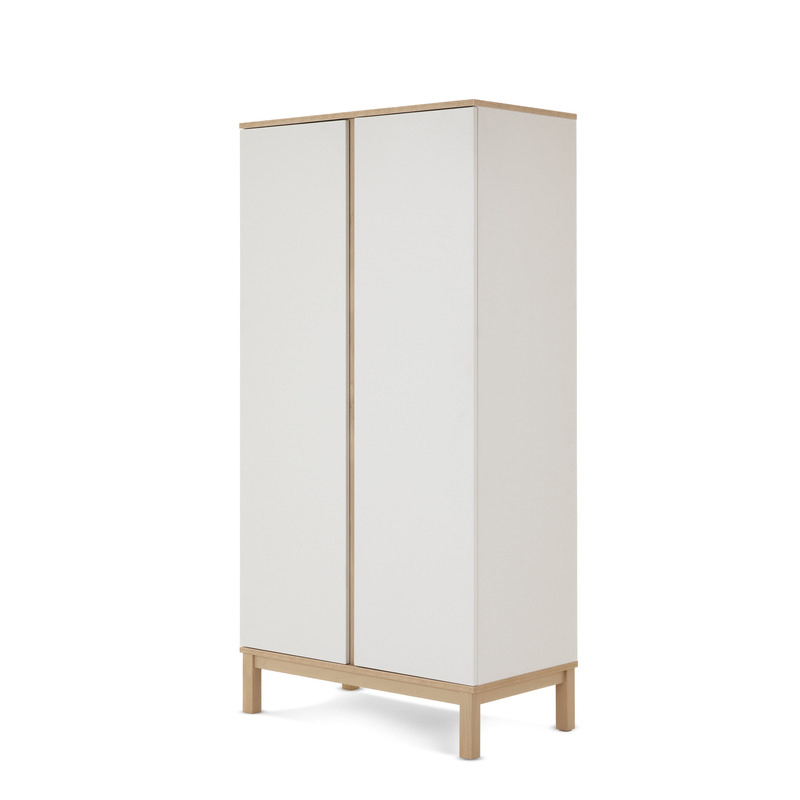 Astrid Double Wardrobe – White