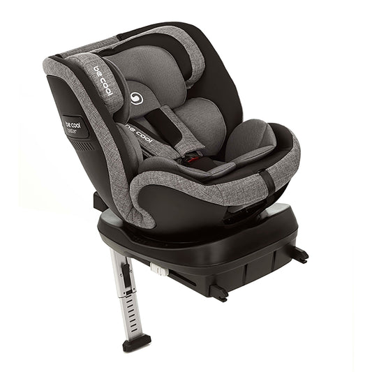 Be Cool Twister, iSize 40-150cm, 0-12 years Car Seat - Black with Light Grey