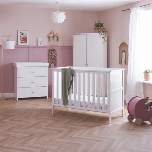 Evie Mini 3 Piece Room Set - White