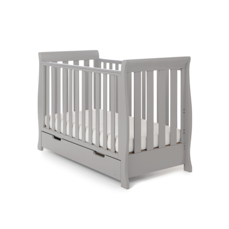 Stamford Mini Sleigh 2 Piece Room Set - Warm Grey