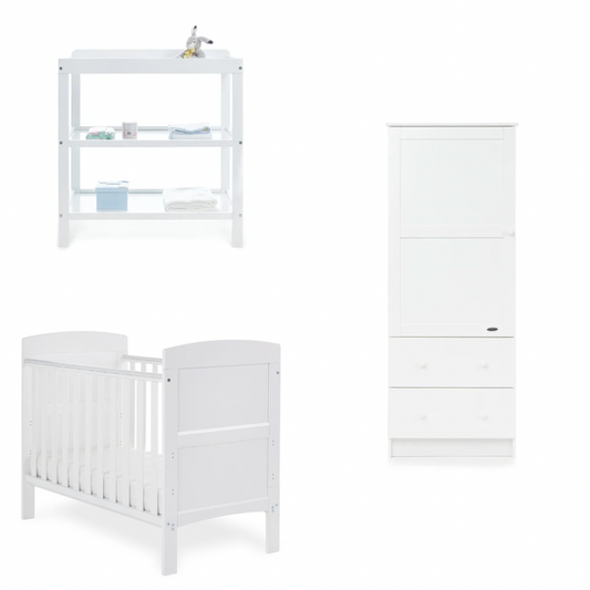 Grace Mini 3 Piece Room Set - White