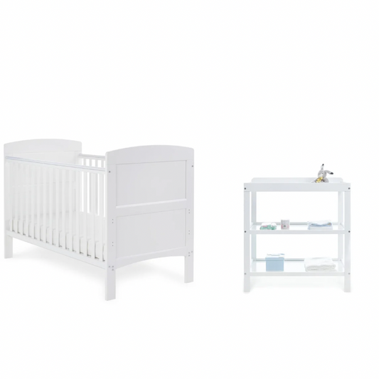 Grace 2 Piece Room Set - White