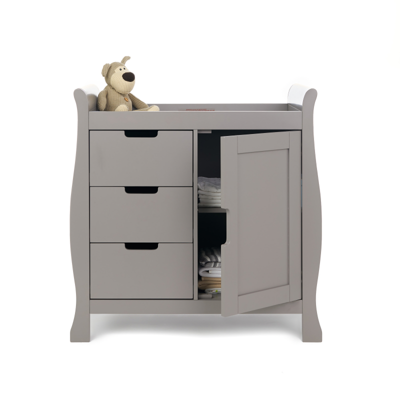 Stamford Classic Sleigh 2 Piece Room Set - Warm Grey