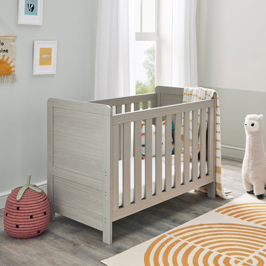 Caro Mini Cot Bed - Grey Wash