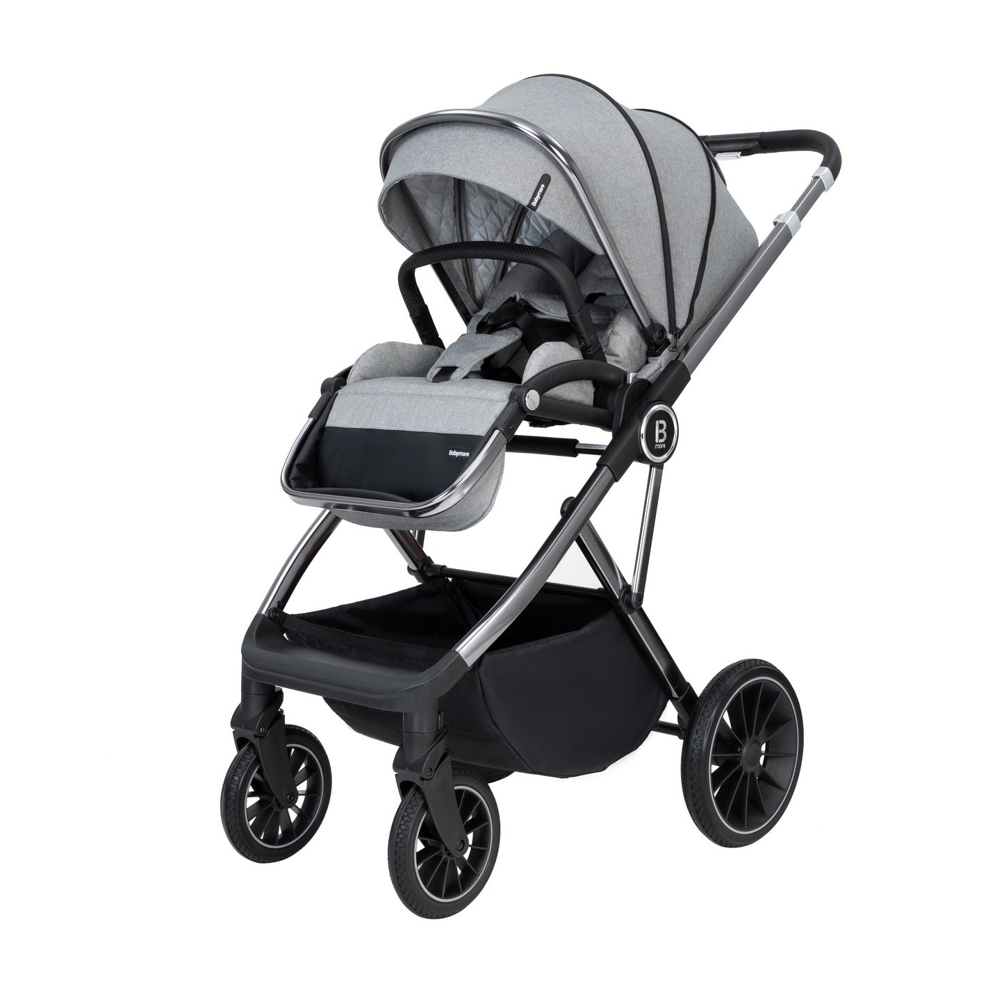 Chia Pram Pushchair - Pearl Grey