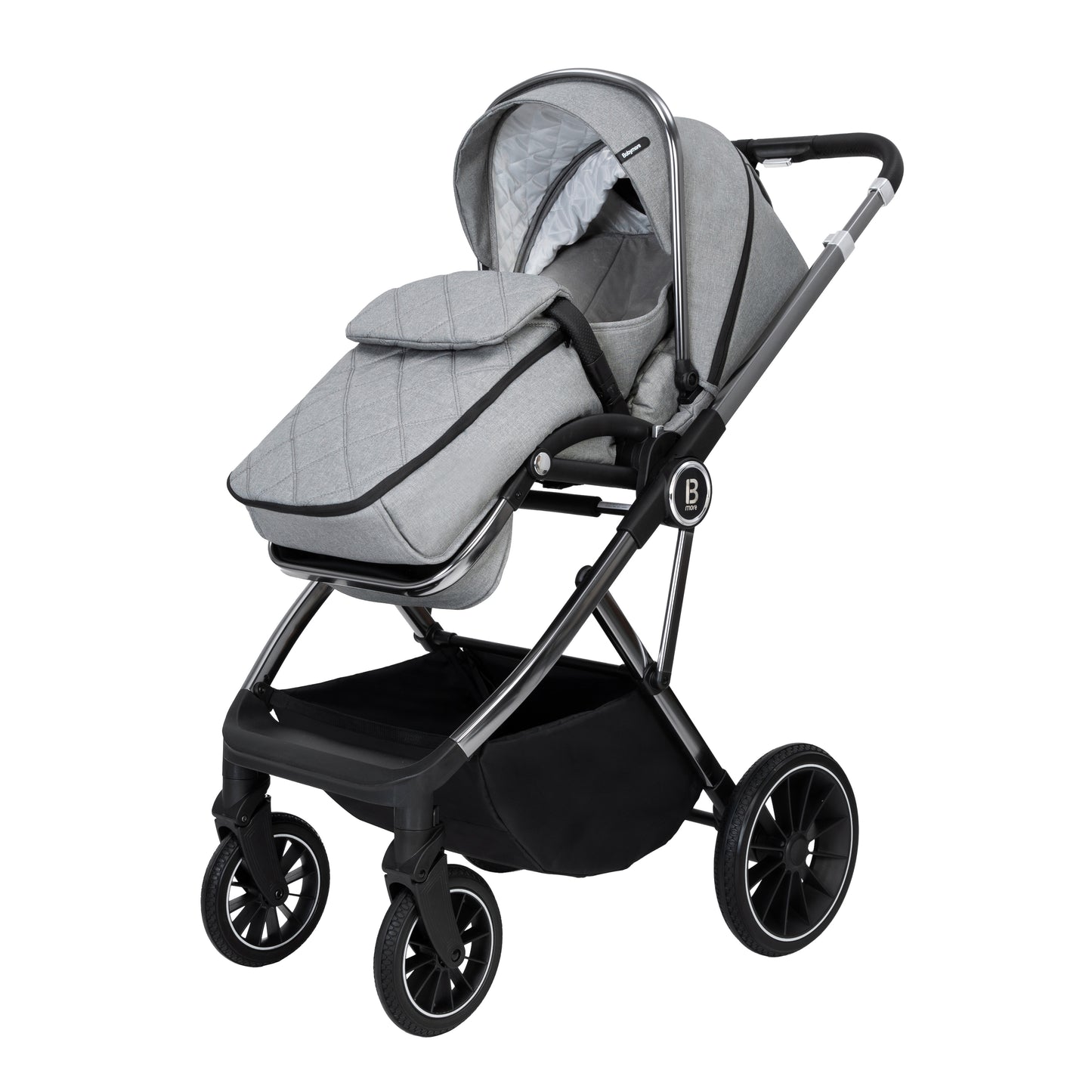 Chia Pram Pushchair - Pearl Grey