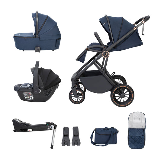 Chia Travel System Coco with Base - Midnight Blue