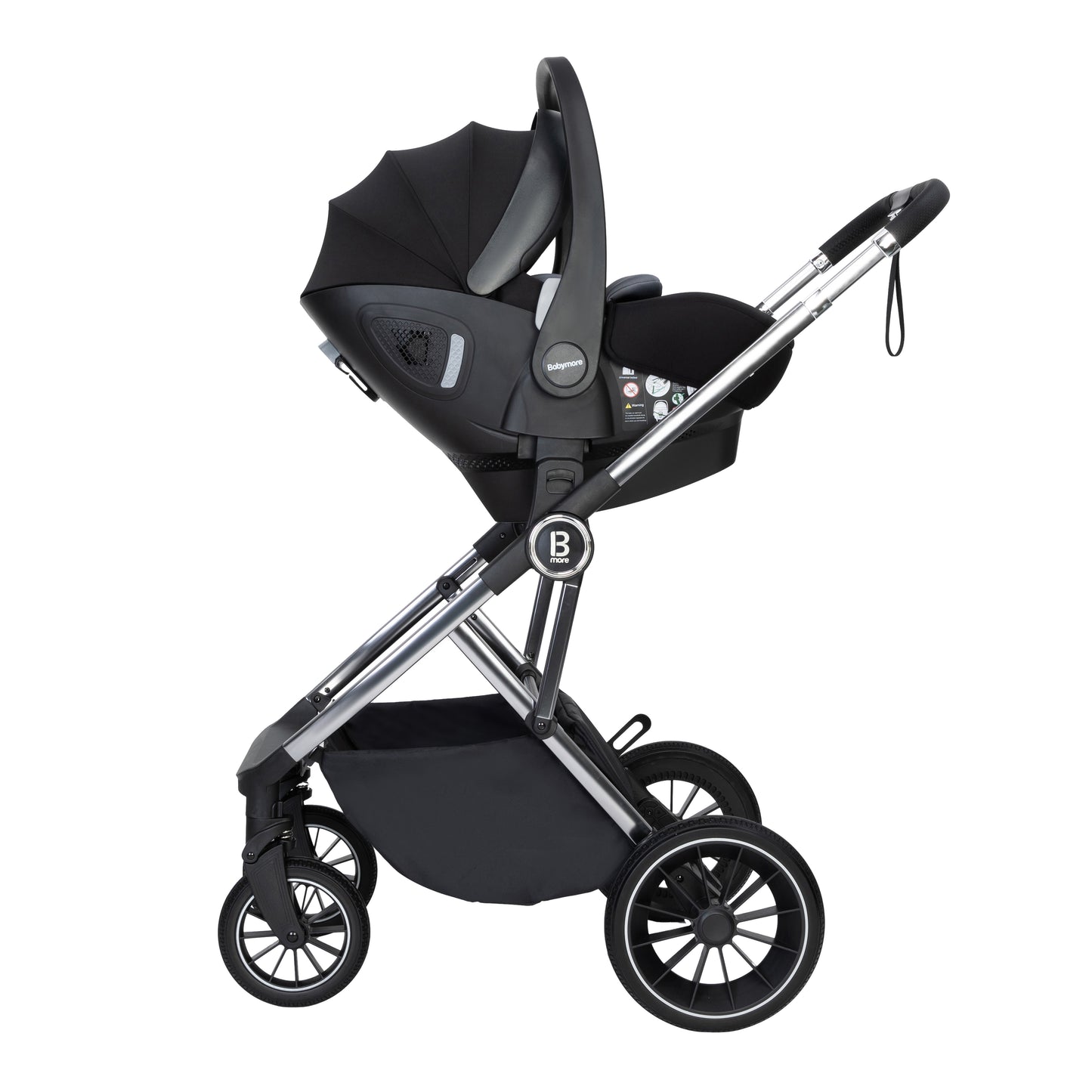 Chia Travel System Pecan with Base - Midnight Blue