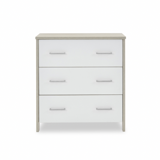 Nika Closed Changing Unit - Grey Wash with White