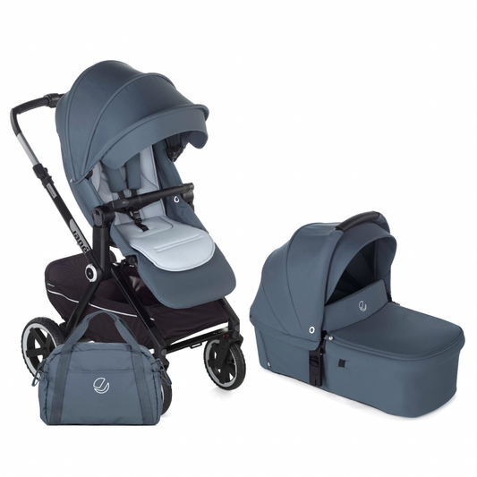 Jane Crosslight-3 + Sweet Carrycot 2in1 Pram - Seal Blue