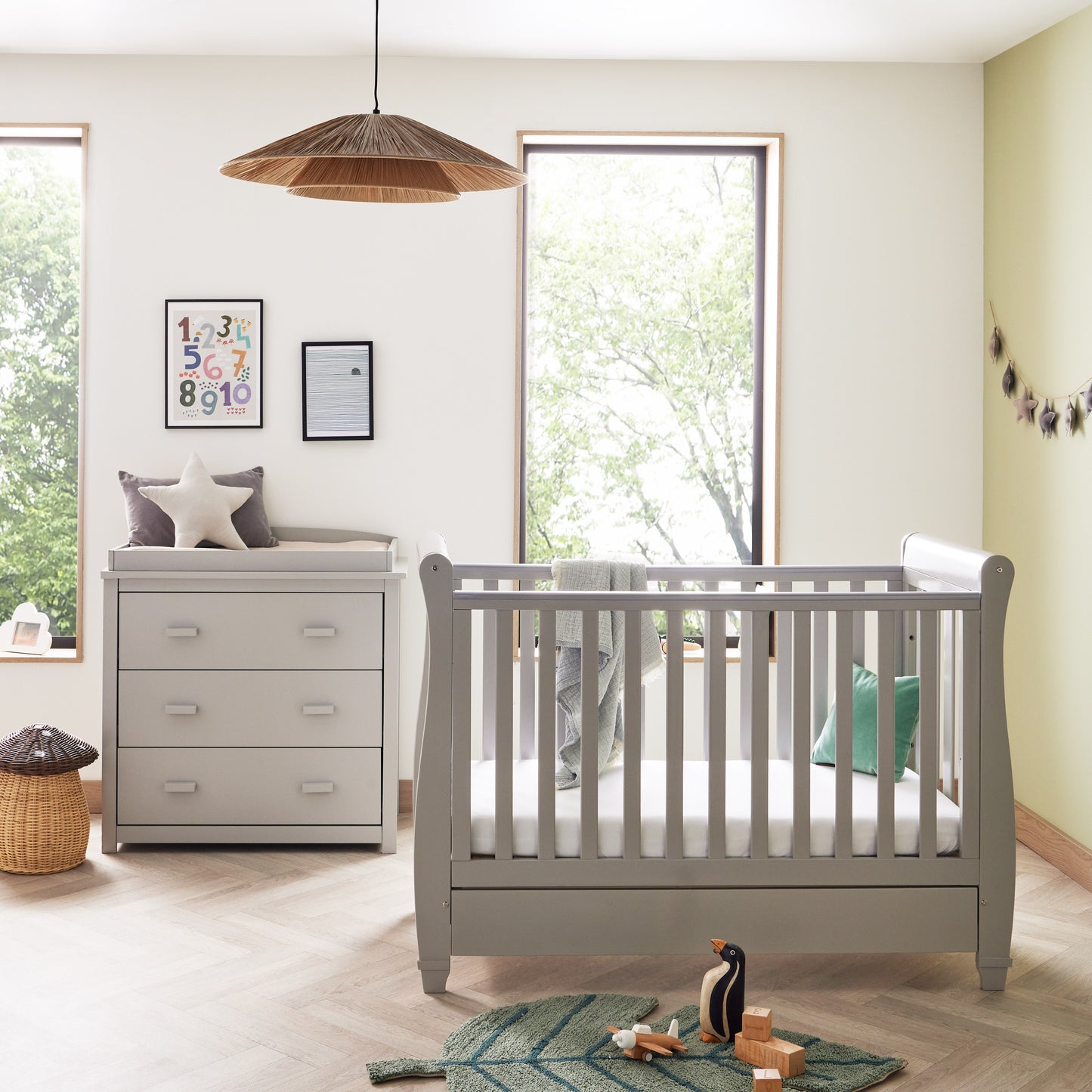 Eva 2 Piece Room Set - Grey