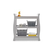 Stamford Space Saver Sleigh 3 Piece Room Set - Warm Grey