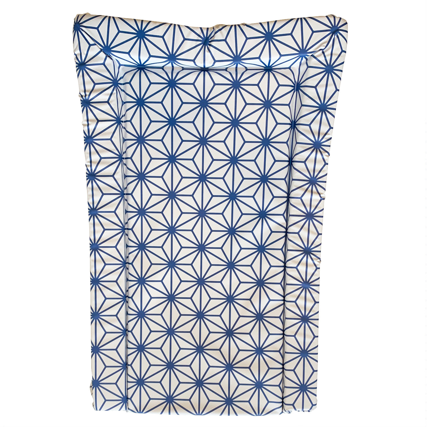 Stars Geometric Changing Mat - Navy