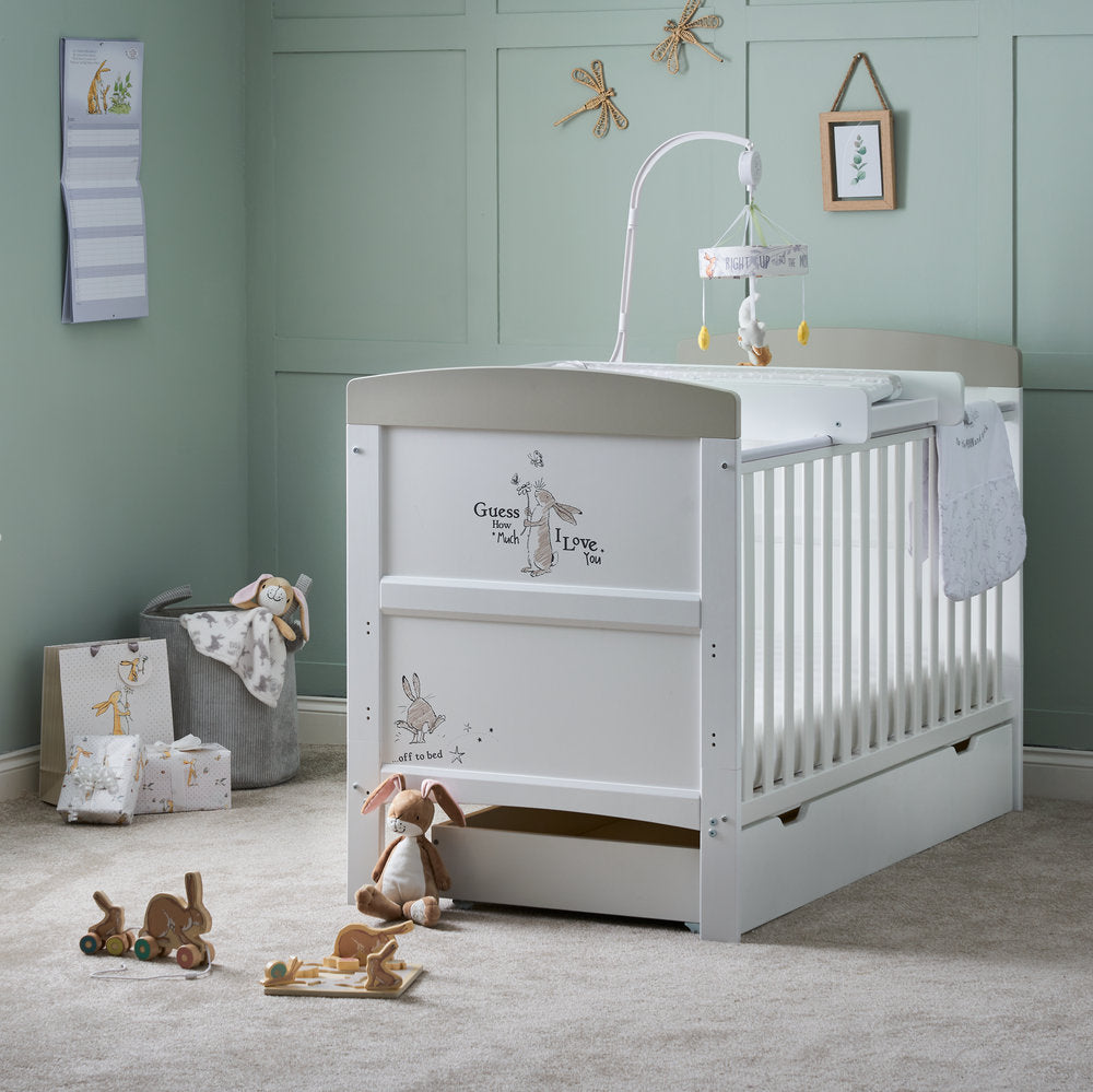 Grace Inspire Cot Bed - Guess Scribble