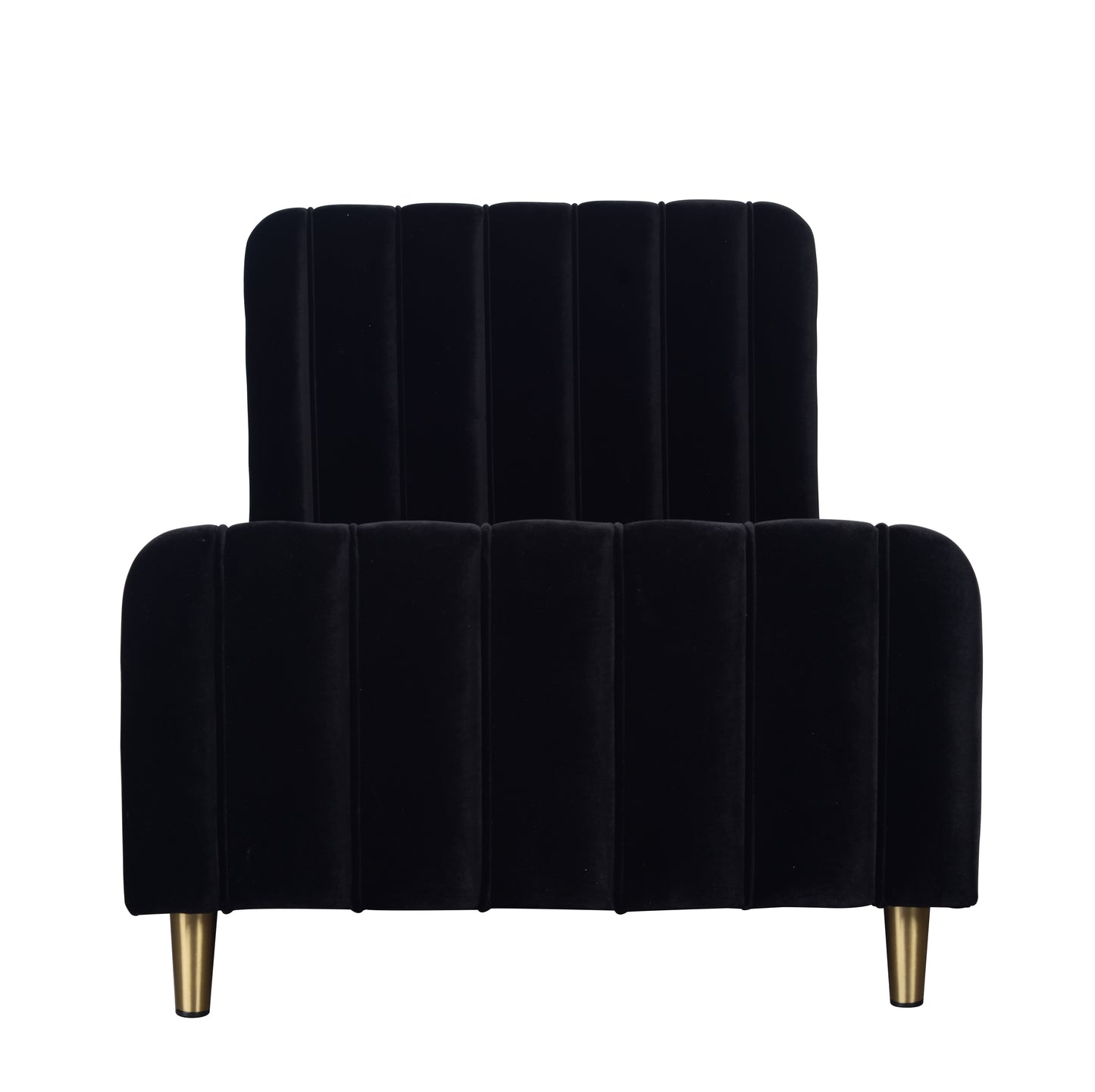 Gatsby Toddler Bed -  Black Velvet