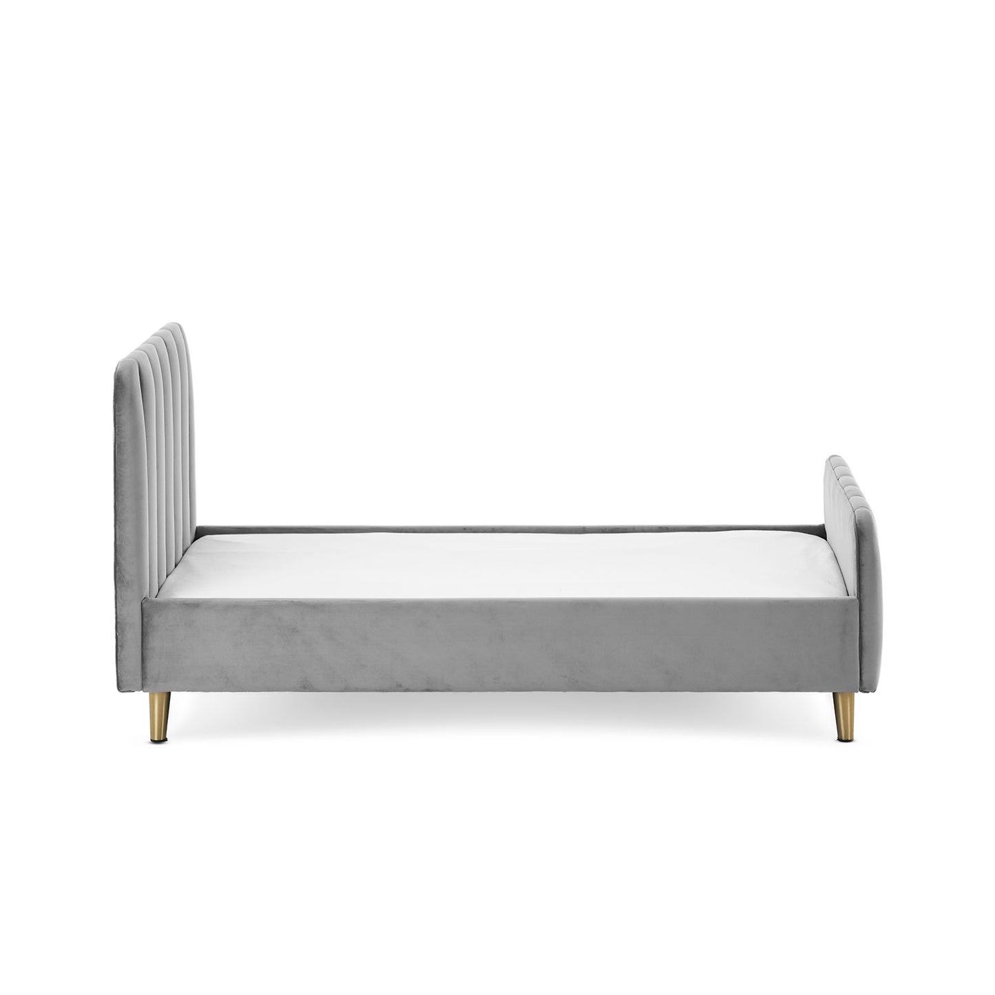 Gatsby Toddler Bed -  Grey Velvet