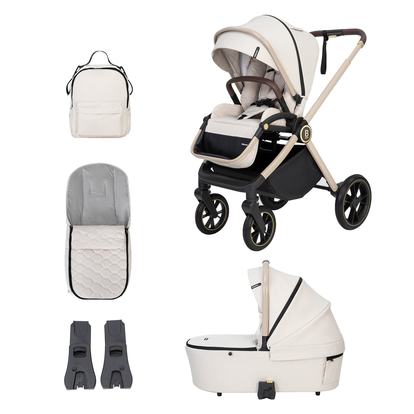 Kai Pram Pushchair - Sandstone