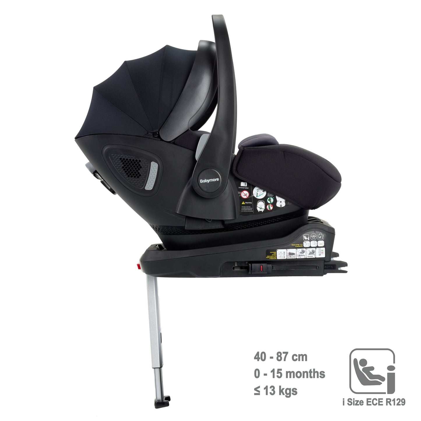 Chia Travel System Pecan with Base - Midnight Blue