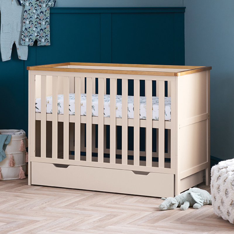 Evie Mini Cot Bed - Cashmere