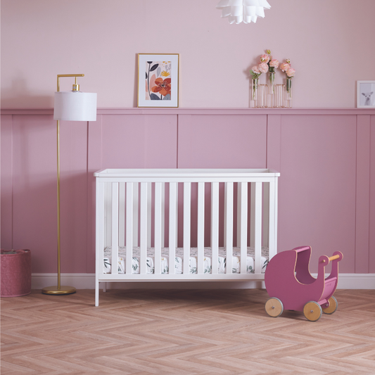 Evie Mini Cot Bed - White