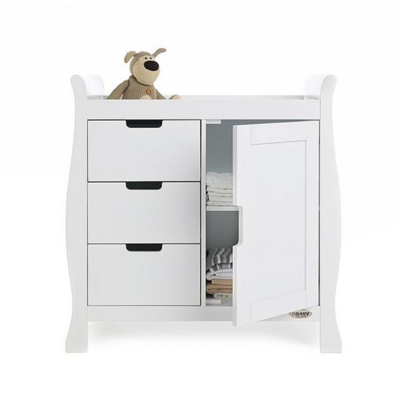 Stamford Sleigh Closed Changing Unit - White