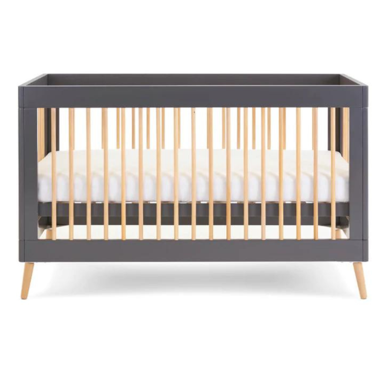 Maya Cot Bed - Slate with Natural