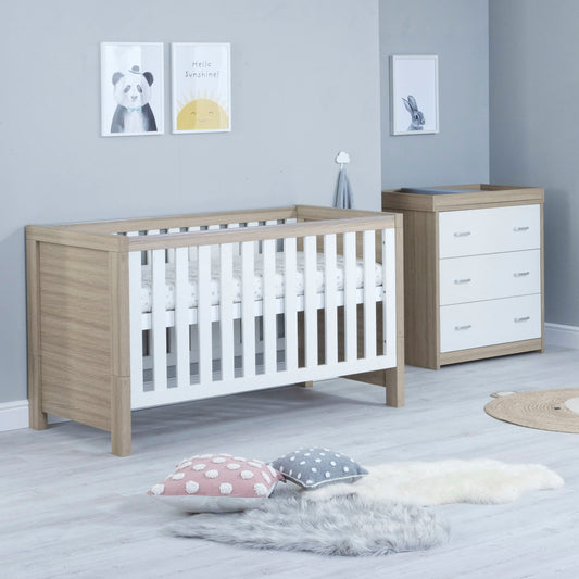 Luno 2 Piece Room Set - Oak White