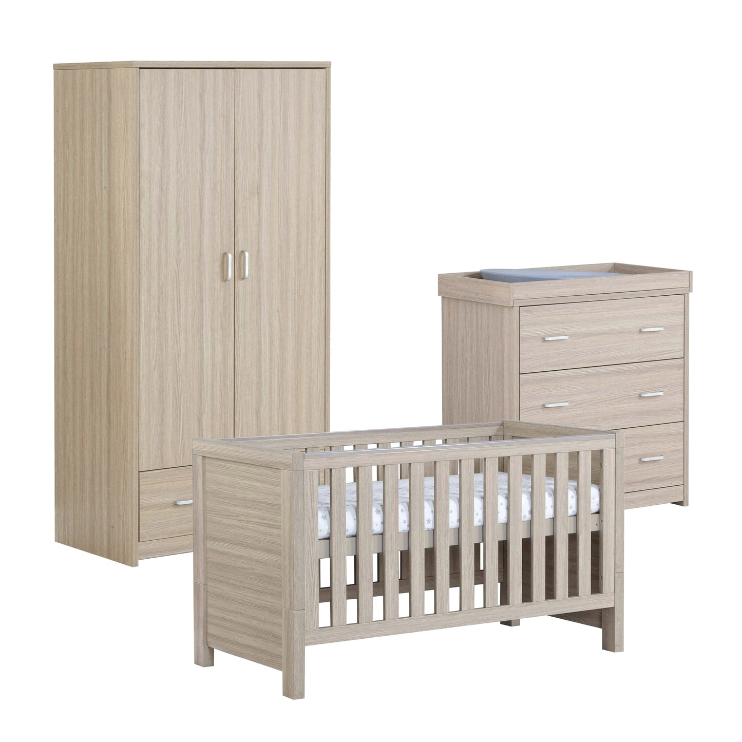 Luno 3 Piece Room Set - Oak