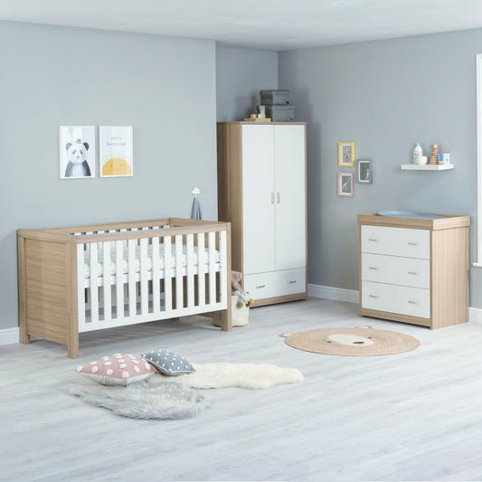 Luno 3 Piece Room Set - Oak White