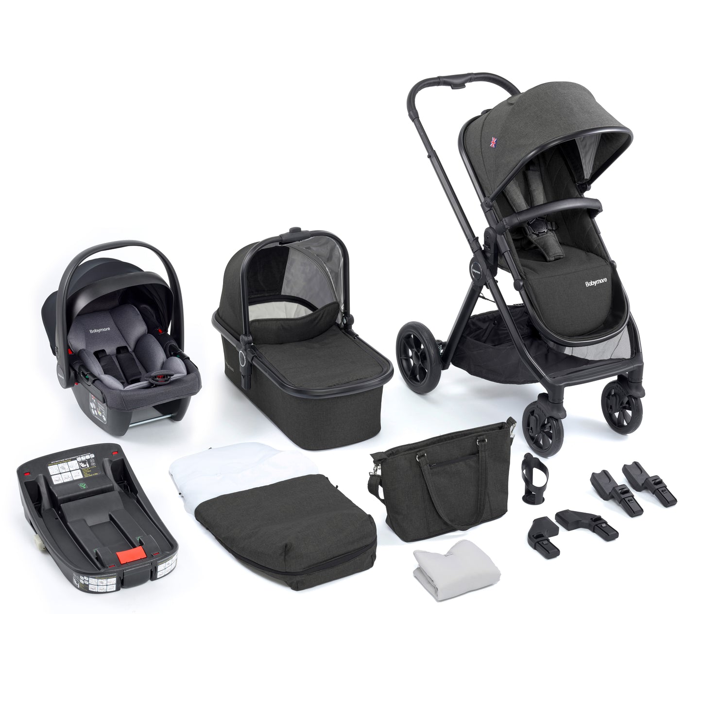 Memore V2 Travel System Coco with Base - Black