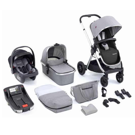 Memore V2 Travel System Coco with Base - Silver