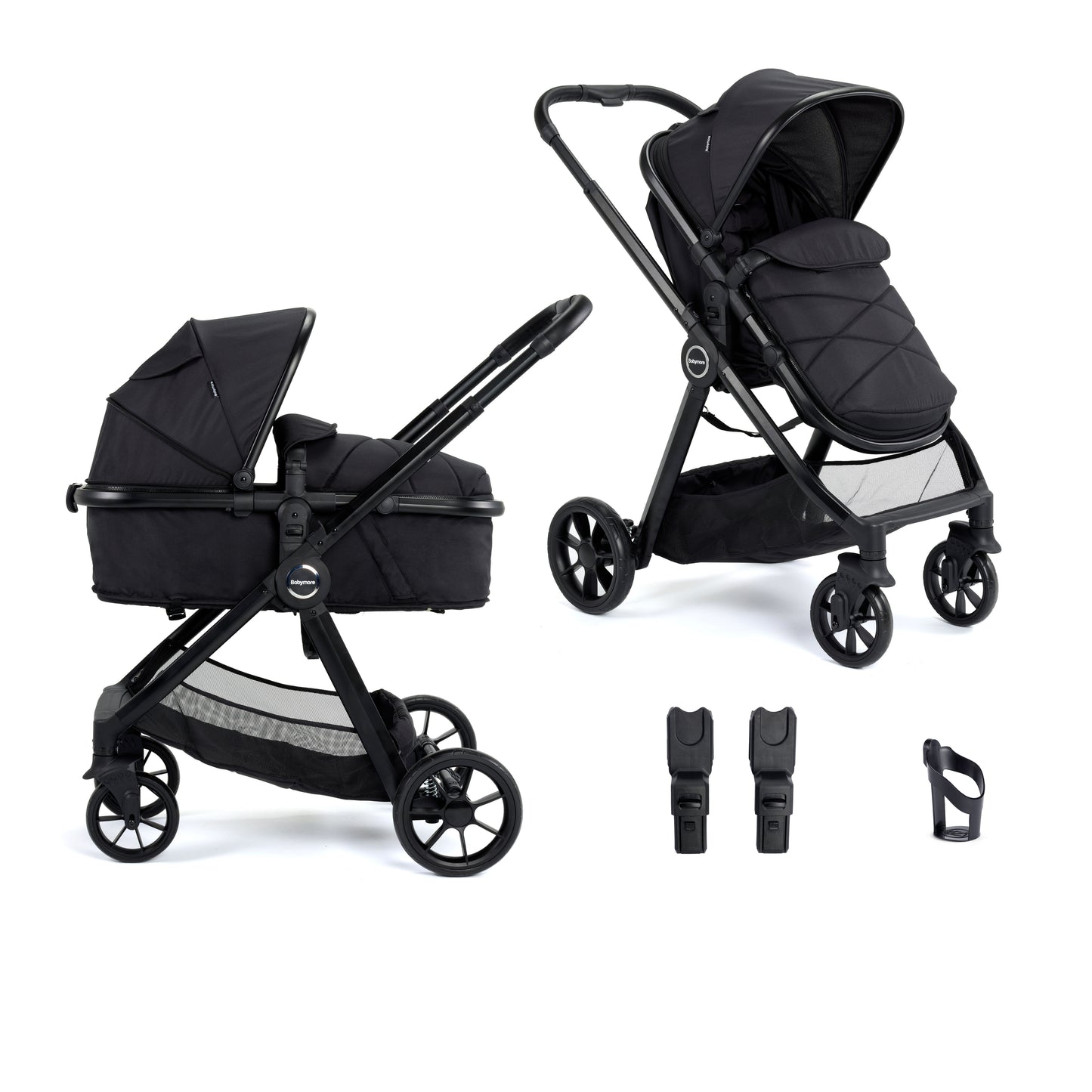 Mimi Pram & Pushchair - Black