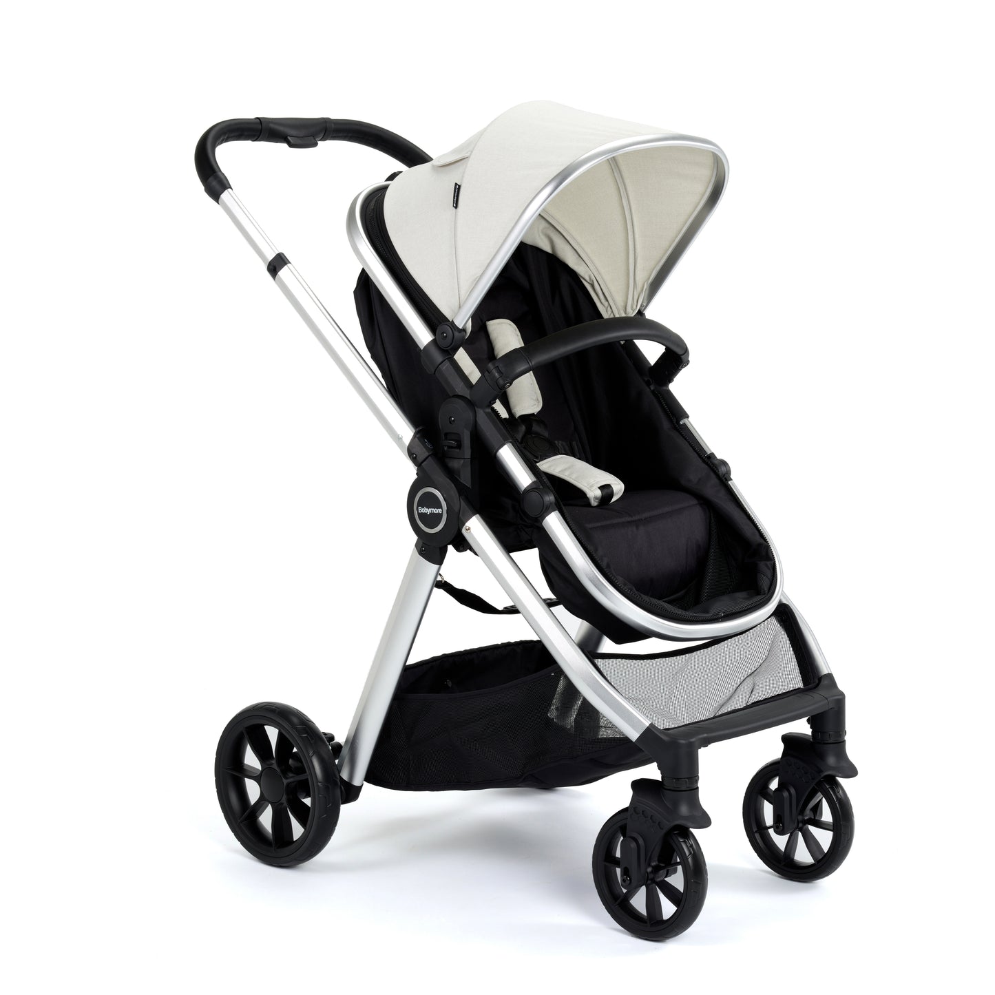 Mimi Travel System Pecan with Base - Silver