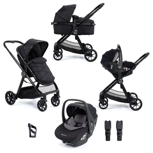 Mimi Travel System Pecan Car Seat - Black