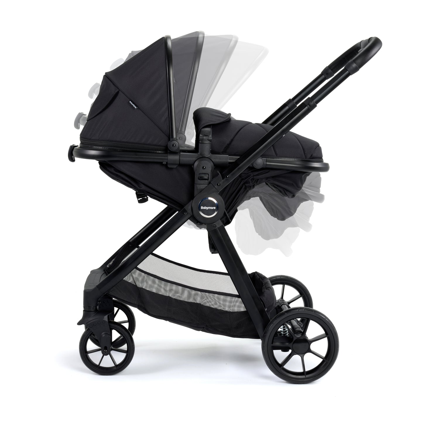 Mimi Travel System Pecan Car Seat - Black