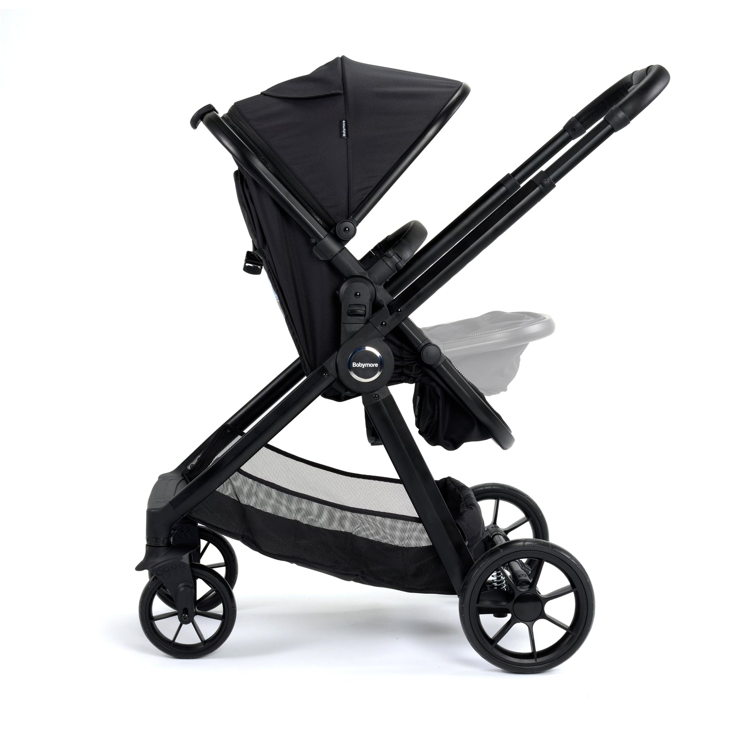 Mimi Travel System Pecan Car Seat - Black