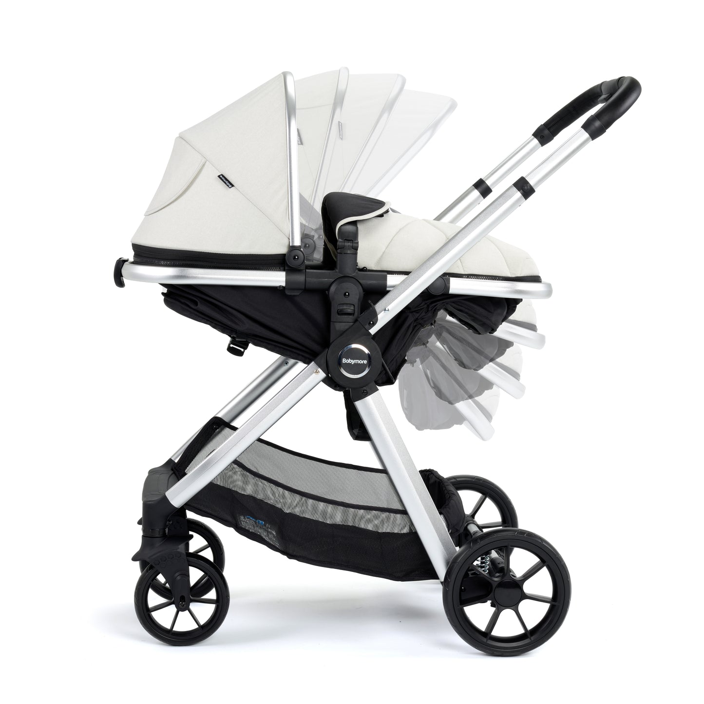 Mimi Travel System Pecan Car Seat - Silver