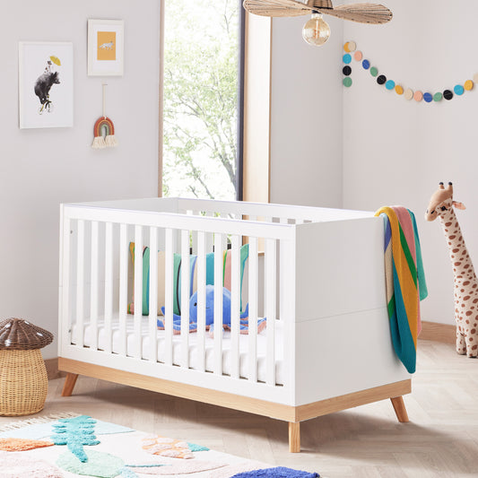 Mona Mini Cot Bed - White