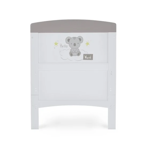 Grace Inspire Cot Bed - Hello World Koala Grey