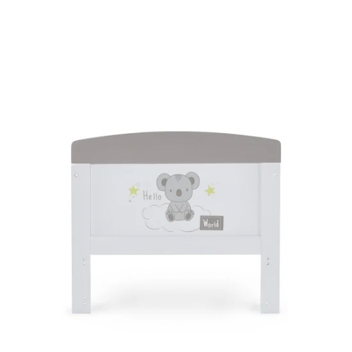 Grace Inspire Cot Bed - Hello World Koala Grey