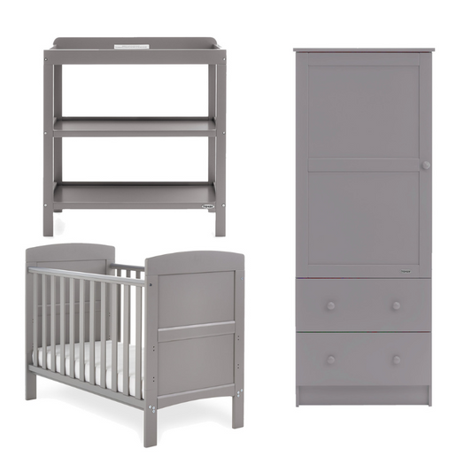 Grace Mini 3 Piece Room Set - Taupe Grey