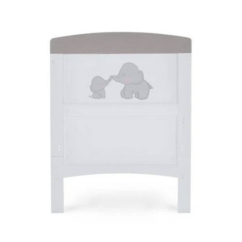 Grace Inspire Cot Bed - Me & Mini Me Elephants Grey