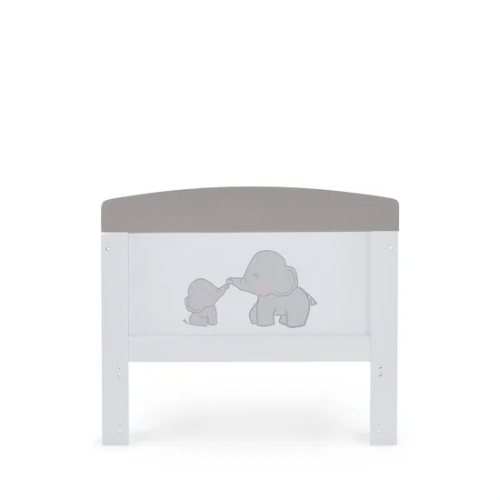 Grace Inspire Cot Bed - Me & Mini Me Elephants Grey